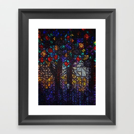 :: Stained :: Framed Art Print