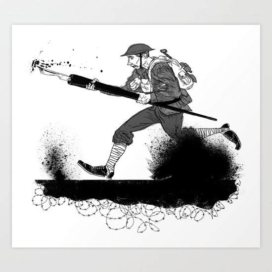 The Pen is Mightier… Art Print