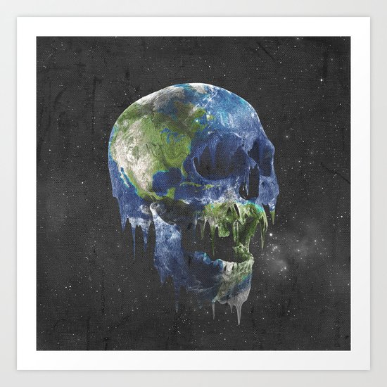 mothers dying Art Print