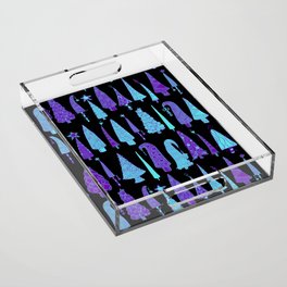 Seussical Trees - Aqua & Purple Acrylic Tray