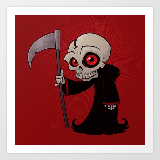 Little Reaper Art Print