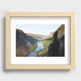 Canyon, Alta, Norway Recessed Framed Print