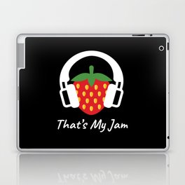 Thats My Jam Strawberry Fruit Headphones Laptop Skin