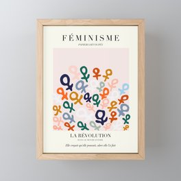L'ART DU FÉMINISME — Feminist Art — Matisse Exhibition Poster Framed Mini Art Print