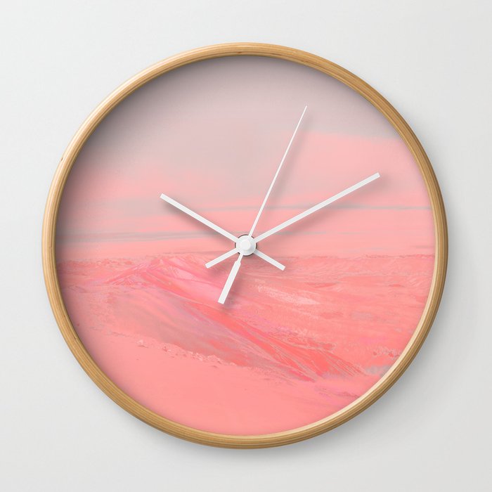 CHEMIN ROSE Wall Clock