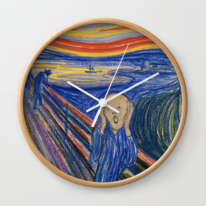 The Scream by Edvard Munch Wall Clock