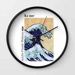 La Mer - White Wall Clock