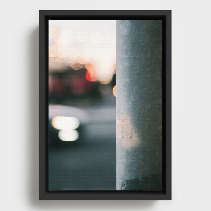 Light Post II Framed Canvas