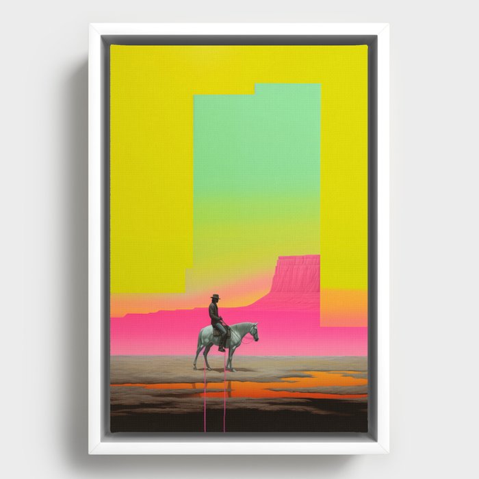 Neon West • Sour Diesel - v01 Framed Canvas
