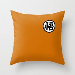 Goku symbol Throw Pillow