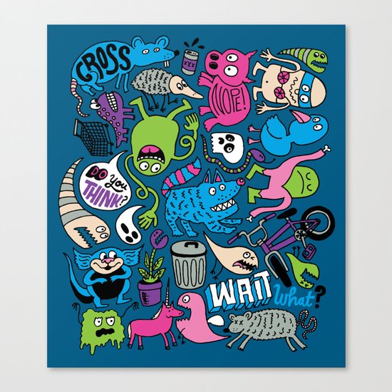 Wait, What? Canvas Print