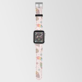 Sweet Candy Pattern in Pink Apple Watch Band