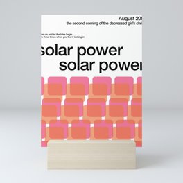 solar power Mini Art Print