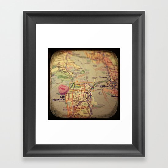 Forever San Francisco Framed Art Print