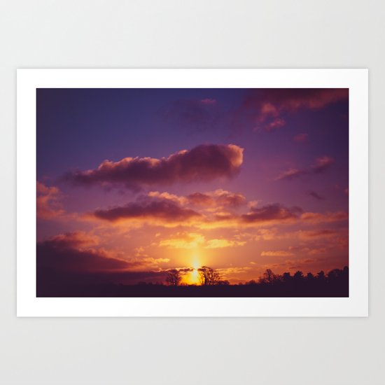 Morning Hues Art Print