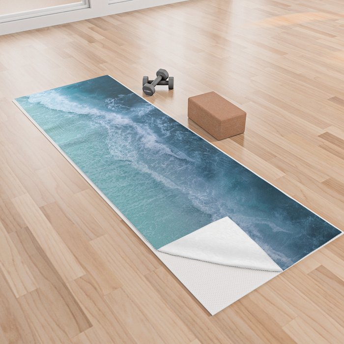 Turquoise Sea Yoga Towel