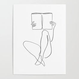 Reading Naked n.2 Poster