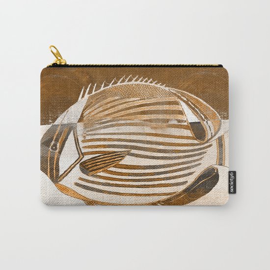 Fish in Coffee Grounds Carry-All Pouch