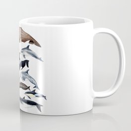 Atlantic whales, dolphins and orca Coffee Mug