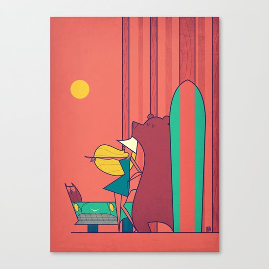 Surf Canvas Print