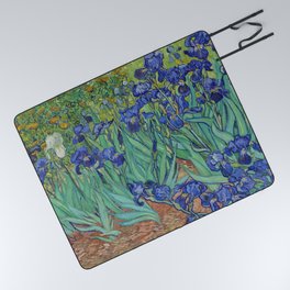 Vincent Van Gogh - Irises Picnic Blanket