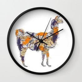 Llama Wall Clock