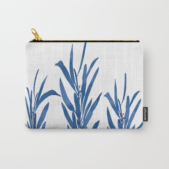 Eucalyptus Branches Blue Carry-All Pouch