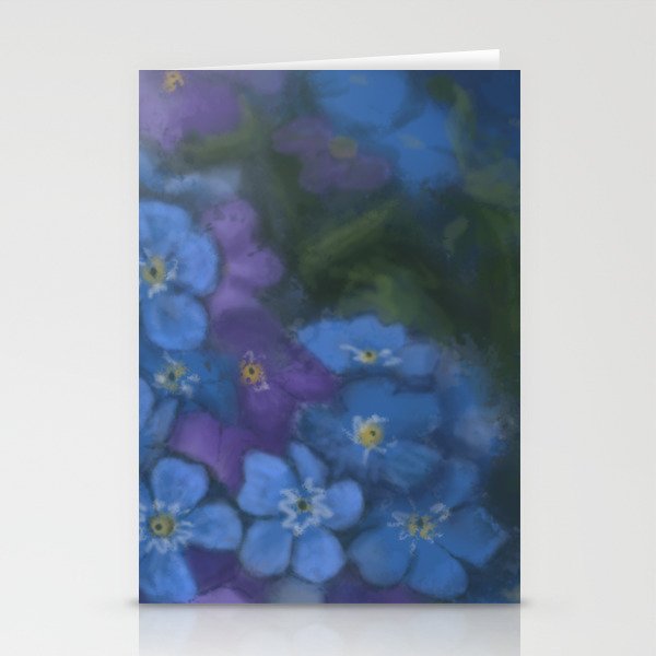 Forget Me Not Stationery Cards