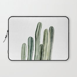 Tall Cacti Watercolor Painting Laptop Sleeve