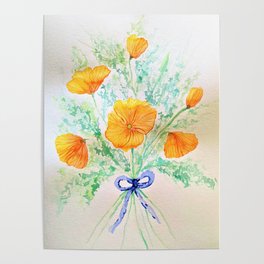 California Poppies 1 Poster