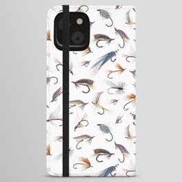 Fly Fishing Lures for Freshwater Fish iPhone Wallet Case