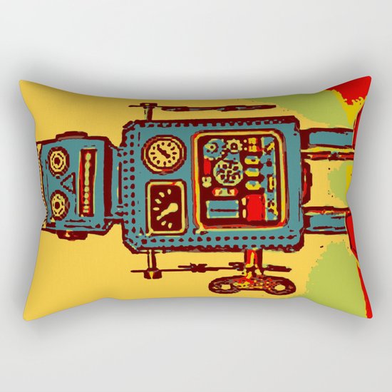 Robot III Rectangular Pillow