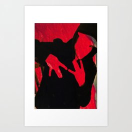 test red Art Print | Love 