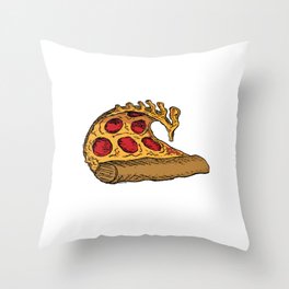 Pizza Barrel Throw Pillow