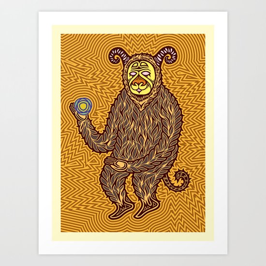 The Energy Field. Art Print
