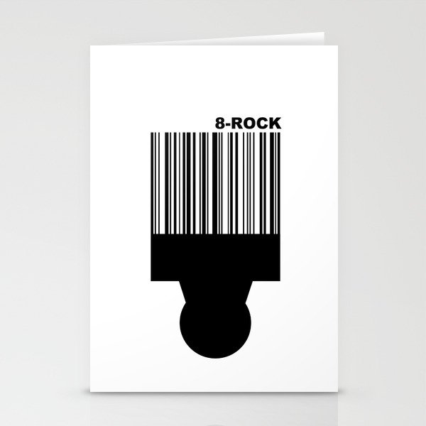 Buy Black Back (8-Rock Logo) Stationery Cards