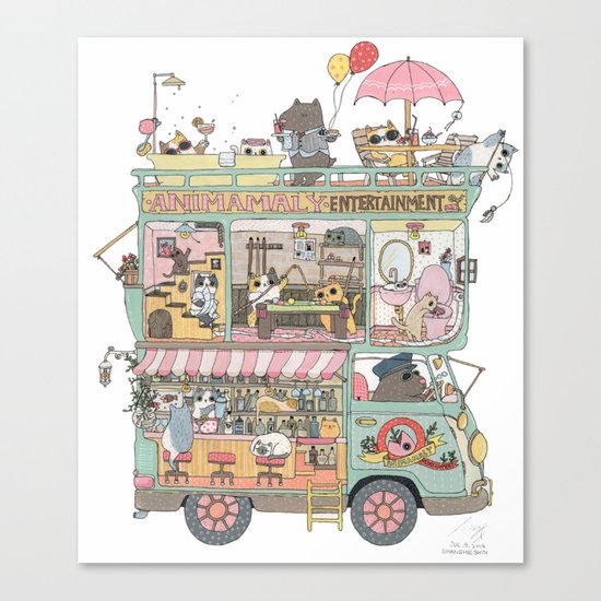 The dream car Canvas Print