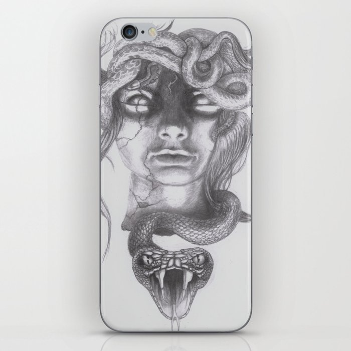 Medusa Snake Hiss iPhone Skin