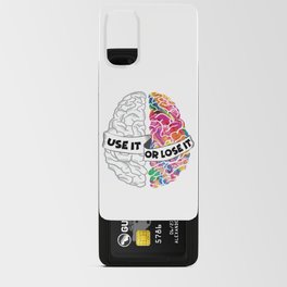 Use It Or Lose It - Analytic Creative Brain Left Right Android Card Case