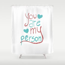 My Person Shower Curtain