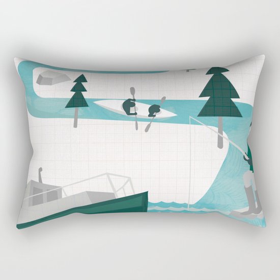 I like water Rectangular Pillow