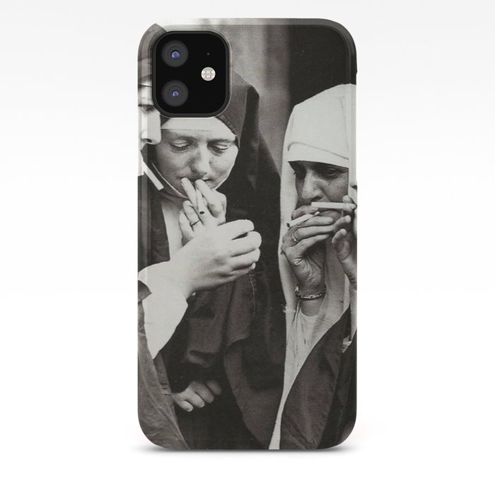 Nuns Smoking iPhone Case