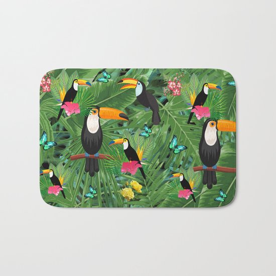 Toucan tropic Bath Mat