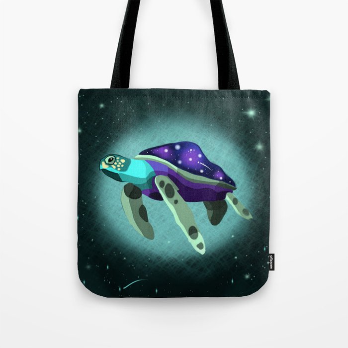 Space Turtle  Tote Bag