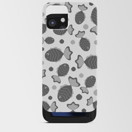 Marine pattern with fish iPhone Card Case
