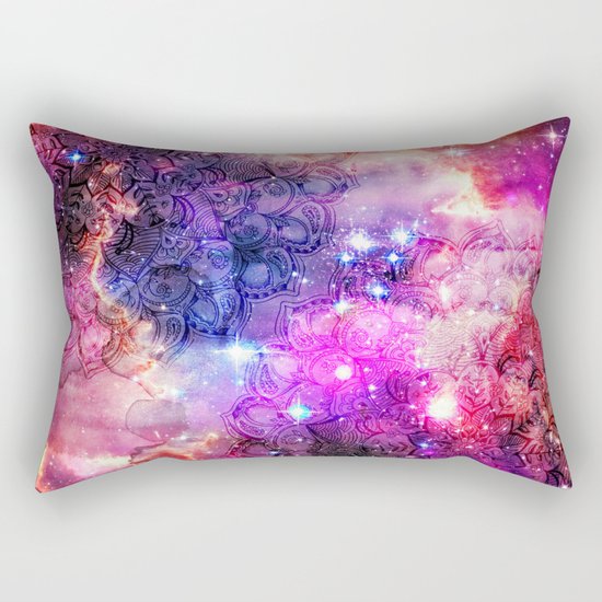 Doodles in Deep Space Rectangular Pillow