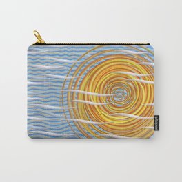 Adrift In The Sunshine Spiral Sky Carry-All Pouch