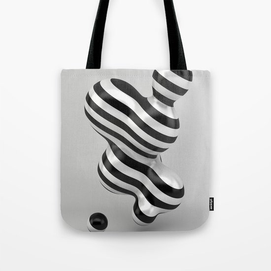 Primitive Stripes Tote Bag