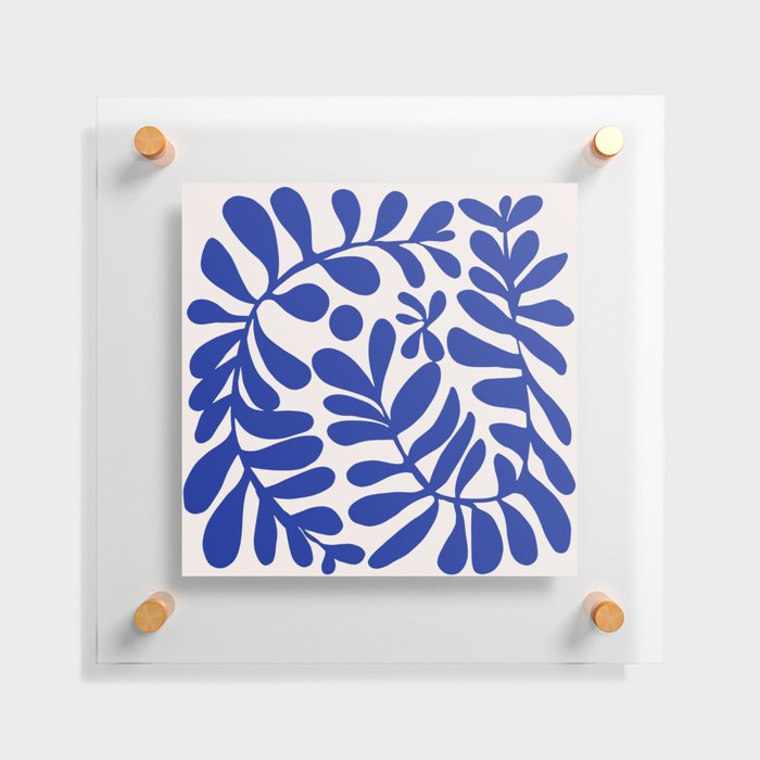 Blue foliage Floating Acrylic Print