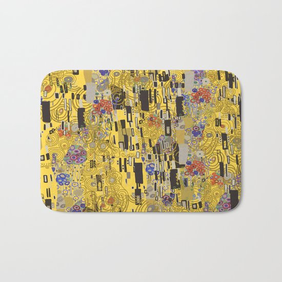 Gold Explosion Bath Mat